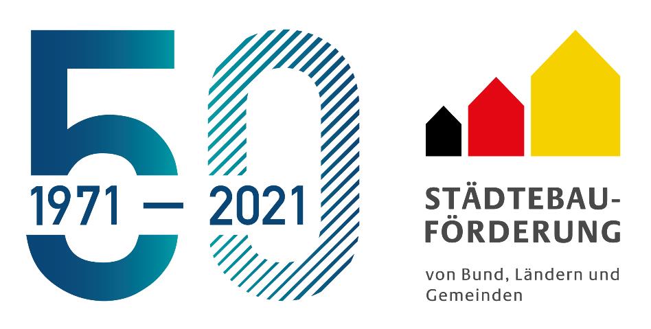Logo Städtebauförderung von Bund, Ländern und Gemeinden