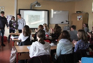 Das Quartiersmanagement zu Gast im Gymnasium