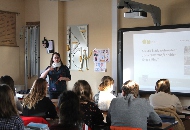 Das Quartiersmanagement zu Gast im Gymnasium