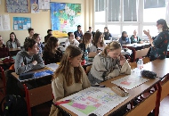 Das Quartiersmanagement zu Gast im Gymnasium