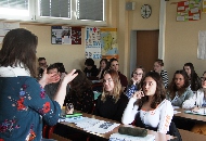 Das Quartiersmanagement zu Gast im Gymnasium