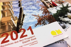 Fotokalender des Quartiersmanagements für das Jahr 2021