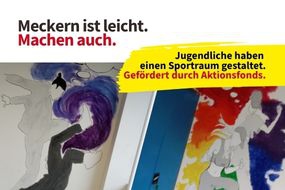 Aus einer Idee wurde ein Sportraum: Erm&ouml;glicht durch das Engagement von Jugendlichen und die Unterst&uuml;tzung des Aktionsfonds